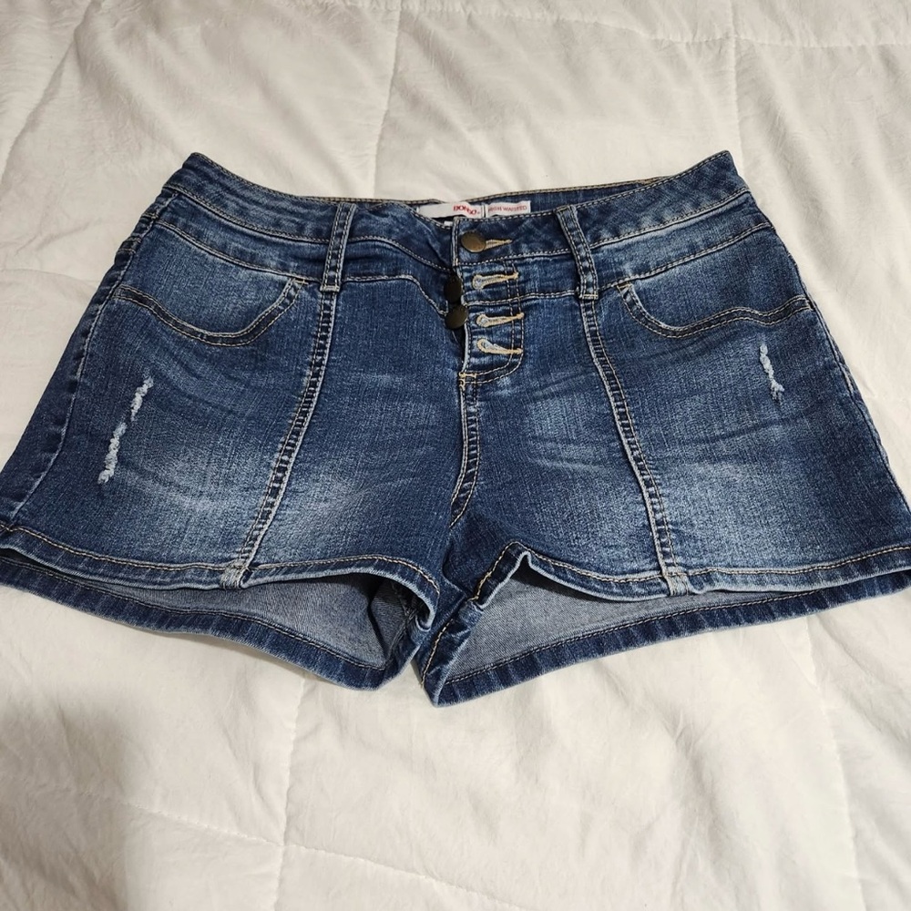 Women's Blue Denim Shorts